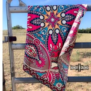 Acapulco Western Southwestern Wild Rag Scarf Accent